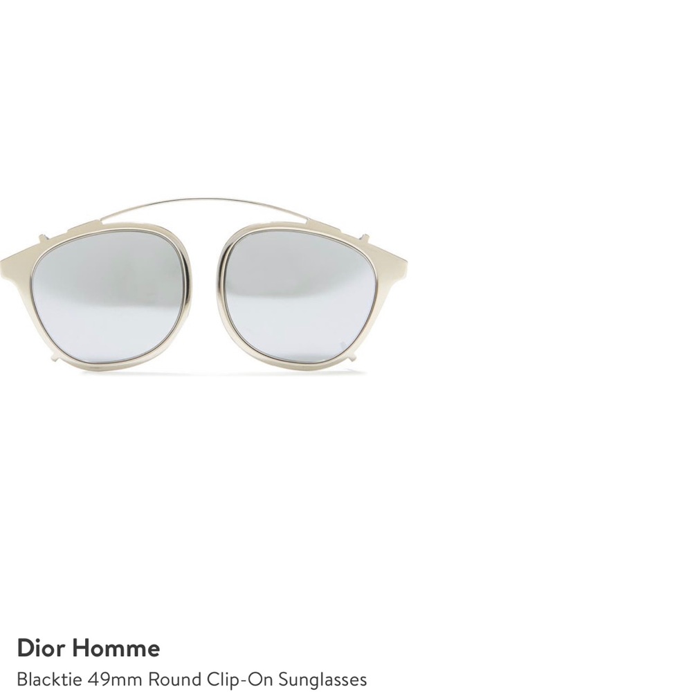 Dior clip-on sunglasses